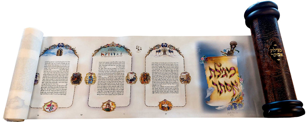 Collector's Edition of The Illuminated Megillah on Klaf